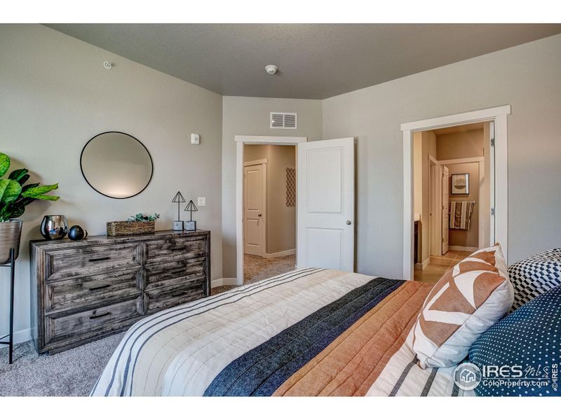 Furnished interior view inside a new home in The Lakes at Centerra - Discovery, Loveland (Image 12).
