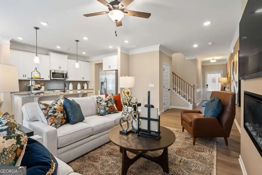 Furnished interior view inside a new home in Glendale Towns, Conyers (Image 3).