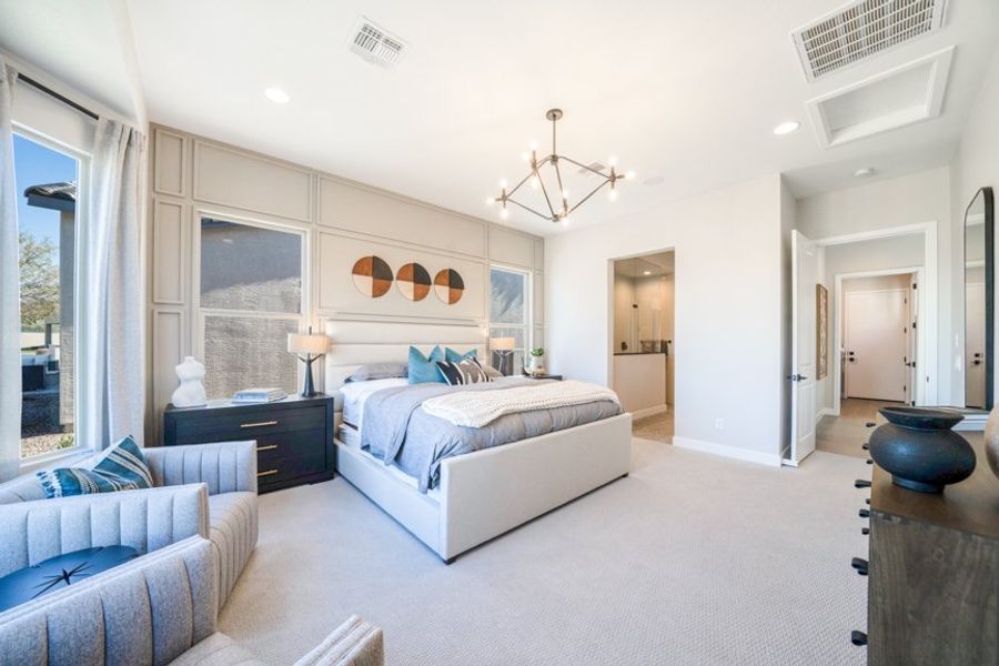 Furnished interior view inside a new home in Estrella, Goodyear (Image 4).