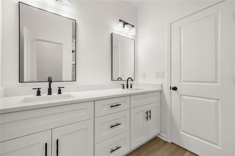 Furnished interior view inside a new home in , Atlanta (Image 13).