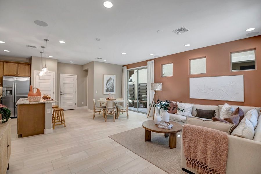 Furnished interior view inside a new home in Ironwood Villages at North Creek, Queen Creek (Image 15).
