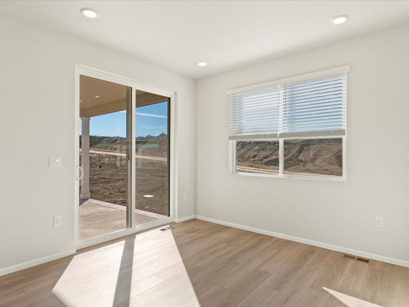 The Granby floorplan interior image taken at a Meritage Homes community in Windsor, CO.