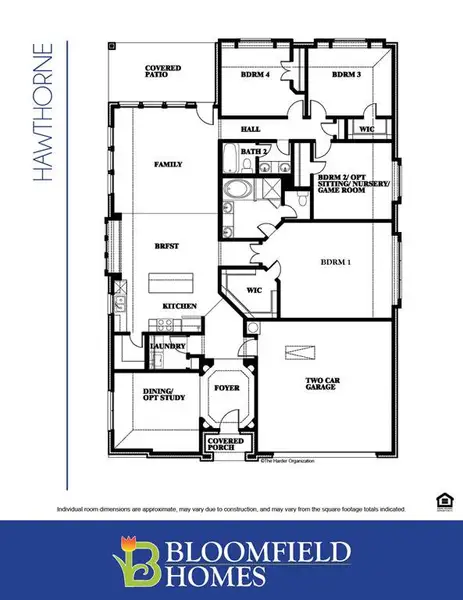 2D floor plan layout of this home in Hampton Park, Glenn Heights, TX (Image 3). 2D floor plan layout of this home in Hampton Park, Glenn Heights, TX (Image 3).