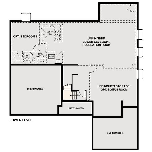 2D floor plan layout of this home in Trails at Smoky Hill | The Preserve, Parker, CO (Image 6). 2D floor plan layout of this home in Trails at Smoky Hill | The Preserve, Parker, CO (Image 6).