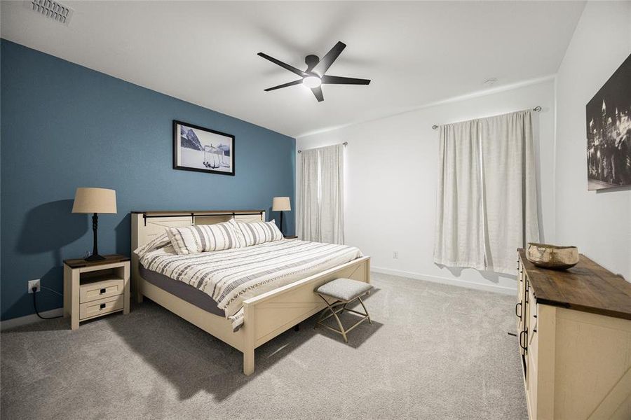Furnished interior view inside a new home in Mobberly Farms, Pilot Point (Image 5).