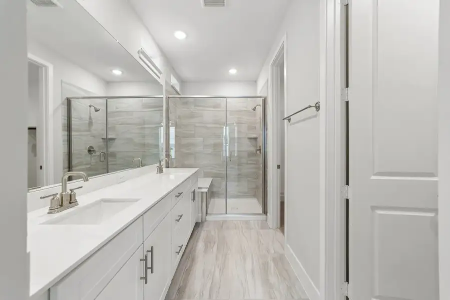 Representative furnished interior of a home built from the Harwood by Landon Homes in Lexington Frisco, Frisco (Image 12).