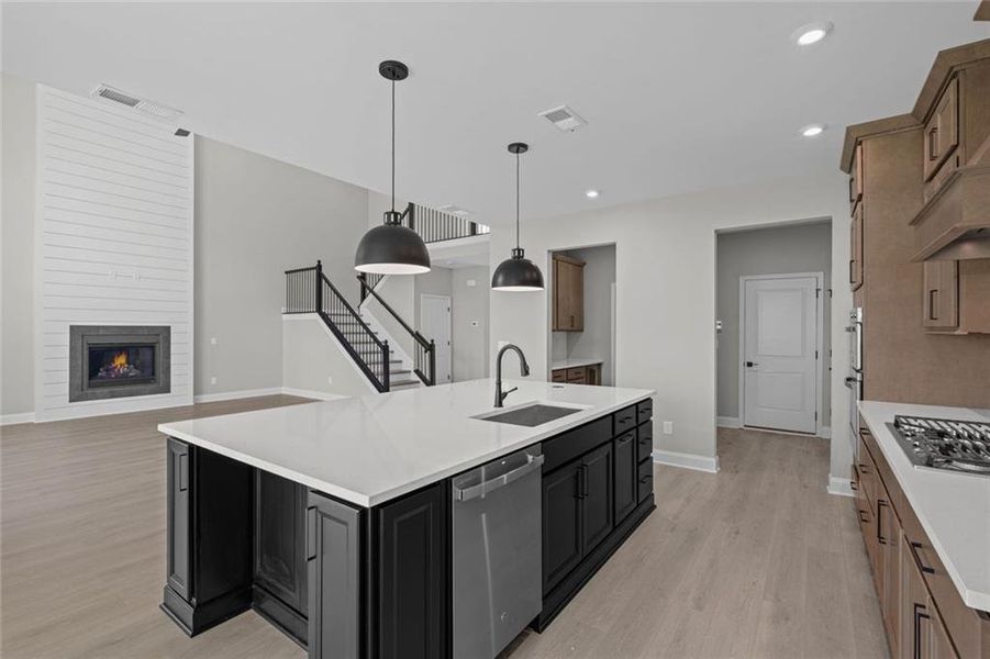 Furnished interior view inside a new home in Twin Lakes, Hoschton (Image 7).
