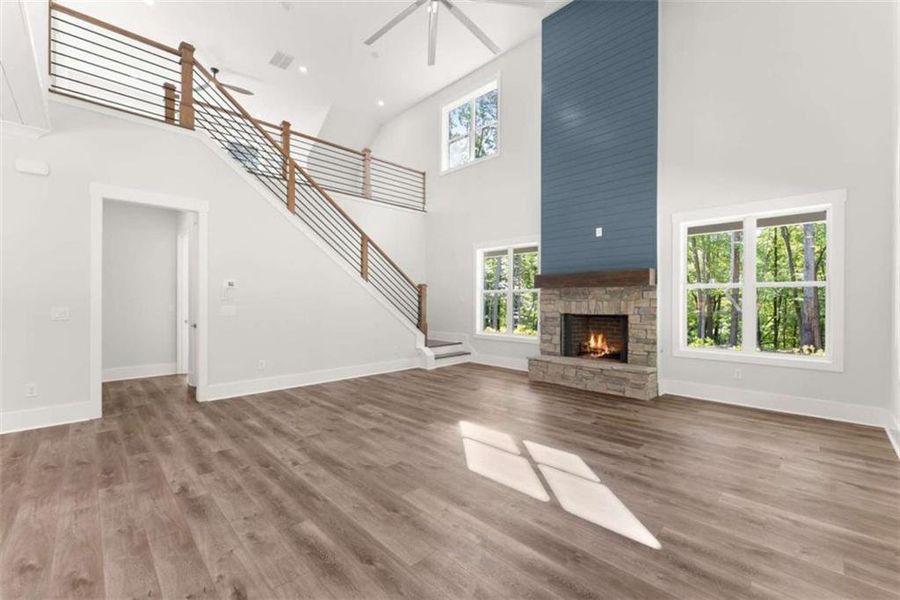 Spacious, unfurnished interior of a new home in , Clarkesville (Image 17).