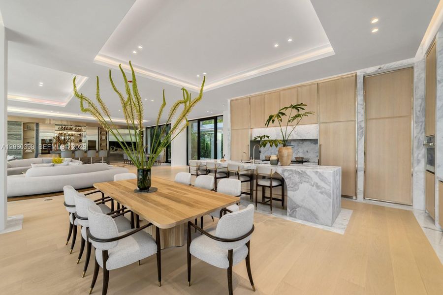 Furnished interior view inside a new home in , Miami Beach (Image 8).