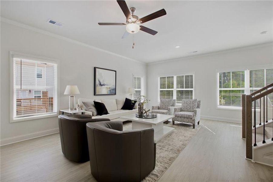 Furnished interior view inside a new home in , Mableton (Image 18).