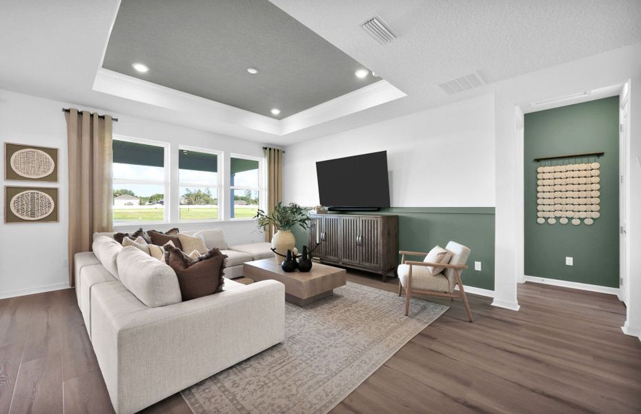Representative furnished interior of a home built from the Whitestone by Pulte Homes in Joseph Oaks, Jacksonville (Image 9).