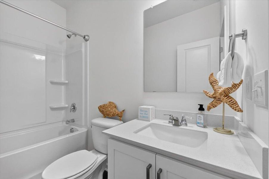Furnished interior view inside a new home in Pender Woods at Cane Bay, Summerville (Image 16).