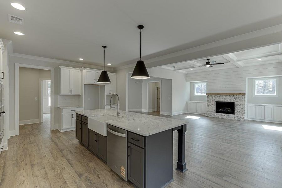 Furnished interior view inside a new home in , Bishop (Image 13).