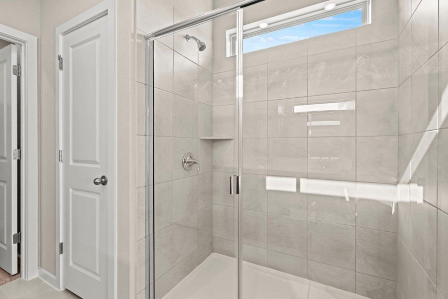 Walk-in shower in Primary Bath Walk-in shower in Primary Bath