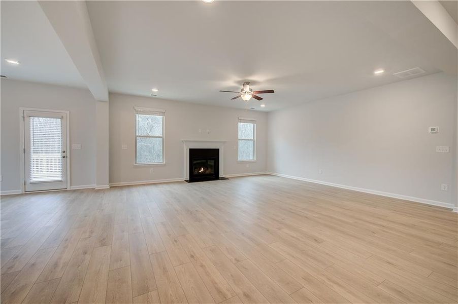 Spacious, unfurnished interior of a new home in Trinity Park, McDonough (Image 22). Spacious, unfurnished interior of a new home in Trinity Park, McDonough (Image 22).