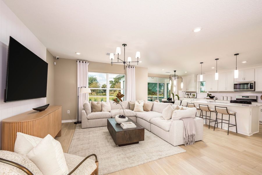 Furnished interior view inside a new home in Spencer Glen, Riverview (Image 19).