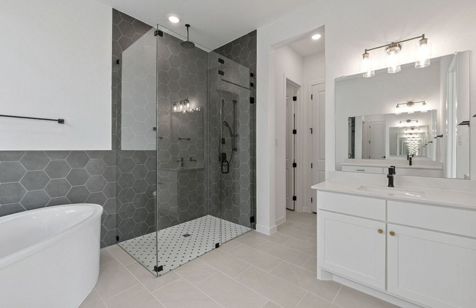 Representative furnished interior of a home built from the Boling by Pulte Homes in Blue Creek Trails, Richmond (Image 6). Representative furnished interior of a home built from the Boling by Pulte Homes in Blue Creek Trails, Richmond (Image 6).