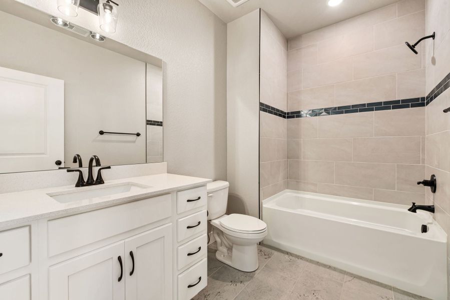 Furnished interior view inside a new home in The Lakes at Centerra, Loveland (Image 6).