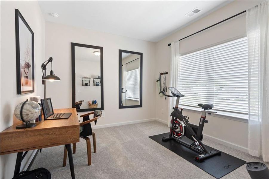 Furnished interior view inside a new home in Evergreen at Lakeside, Temple (Image 26).