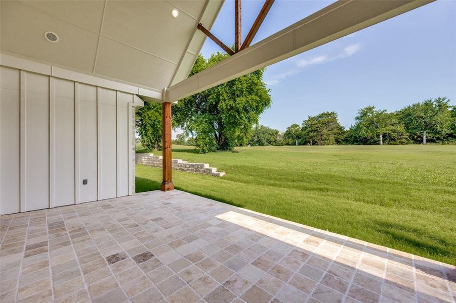 Exterior details and patio area of a home in , Pottsboro (Image 3).