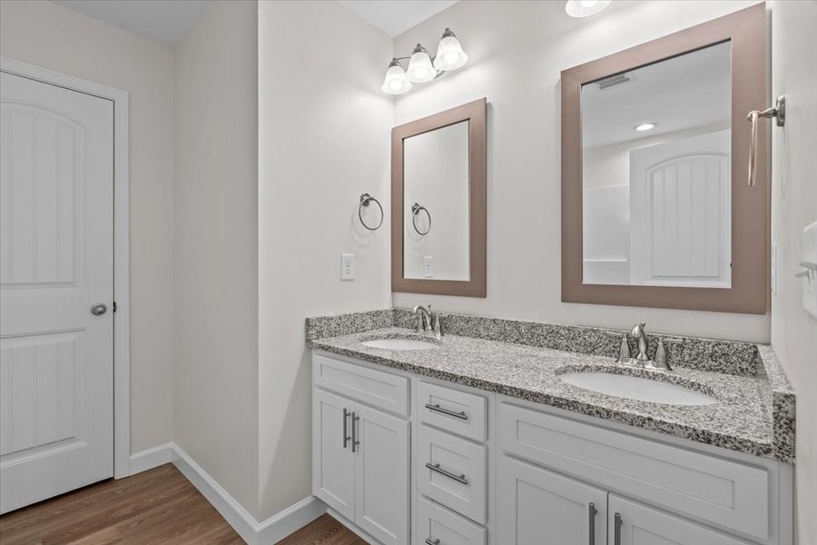 Representative furnished interior of a home built from the Fernwood by Enchanted Homes in Guadalupe Heights, Seguin (Image 13).