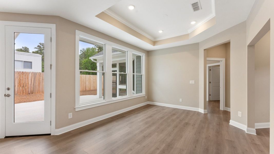 Spacious, unfurnished interior of a new home in The Courtyards at Bailey Farms, Dacula (Image 24).