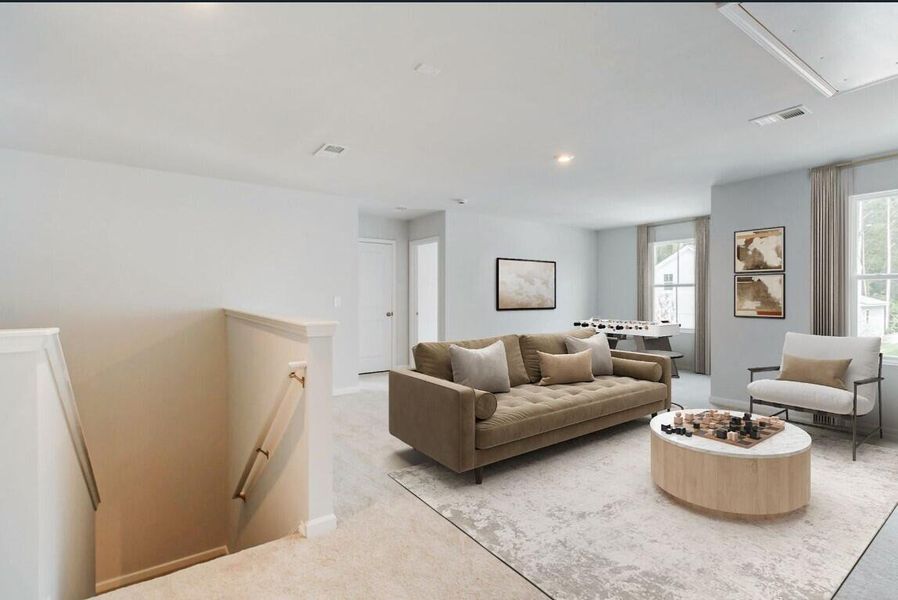 Furnished interior view inside a new home in Nexton, Summerville (Image 6).