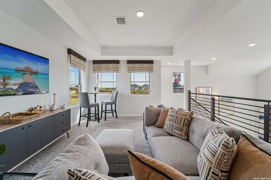 Furnished interior view inside a new home in Timber Creek, San Antonio (Image 4).