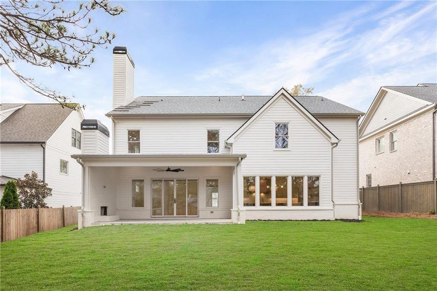 Exterior details and patio area of a home in , Atlanta (Image 29).