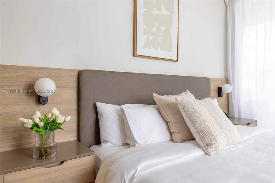 Furnished interior view inside a new home in , Miami (Image 11). Furnished interior view inside a new home in , Miami (Image 11).