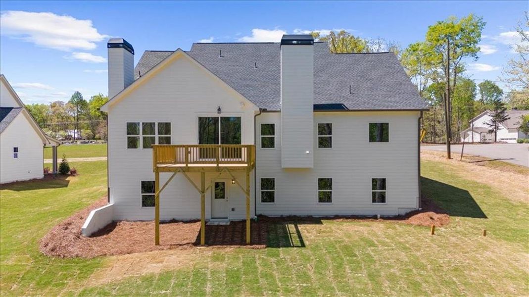 Exterior details and patio area of a home in , Gainesville (Image 34).