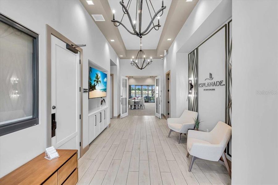 Furnished interior view inside a new home in , Palmetto (Image 34).