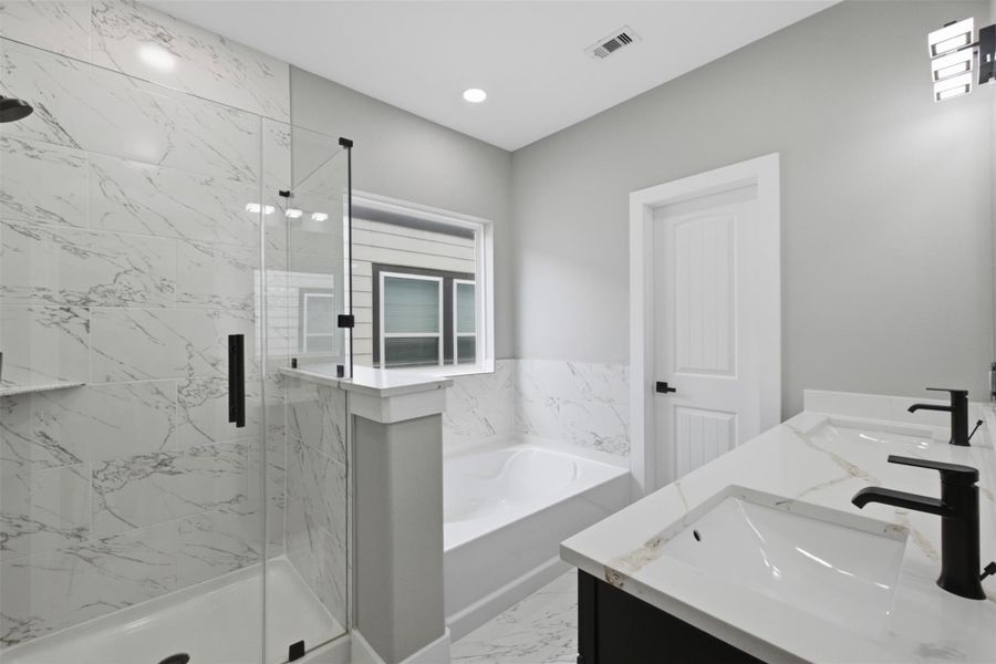 Furnished interior view inside a new home in , Houston (Image 11).