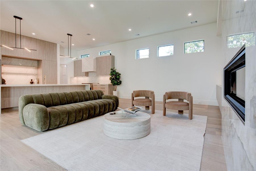 Furnished interior view inside a new home in , Houston (Image 15).