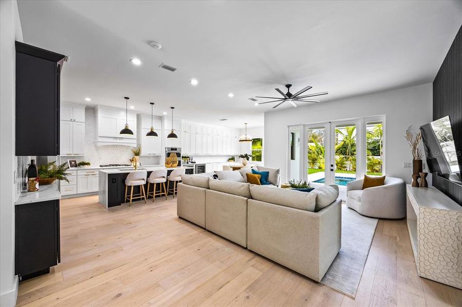 Furnished interior view inside a new home in , Tampa (Image 38).