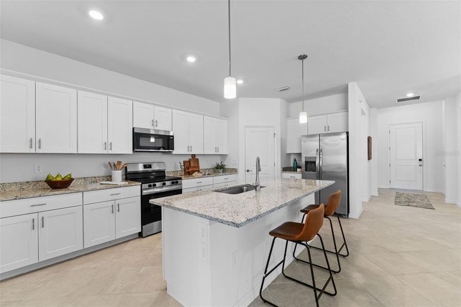 Furnished interior view inside a new home in , Port Charlotte (Image 18). Furnished interior view inside a new home in , Port Charlotte (Image 18).