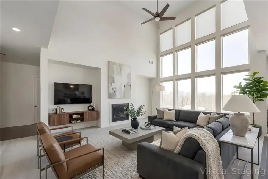 Furnished interior view inside a new home in , Woodstock (Image 8).