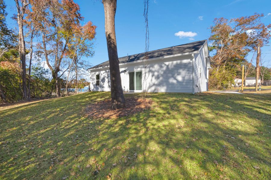 Exterior details and patio area of a home in , Hanahan (Image 4). Exterior details and patio area of a home in , Hanahan (Image 4).