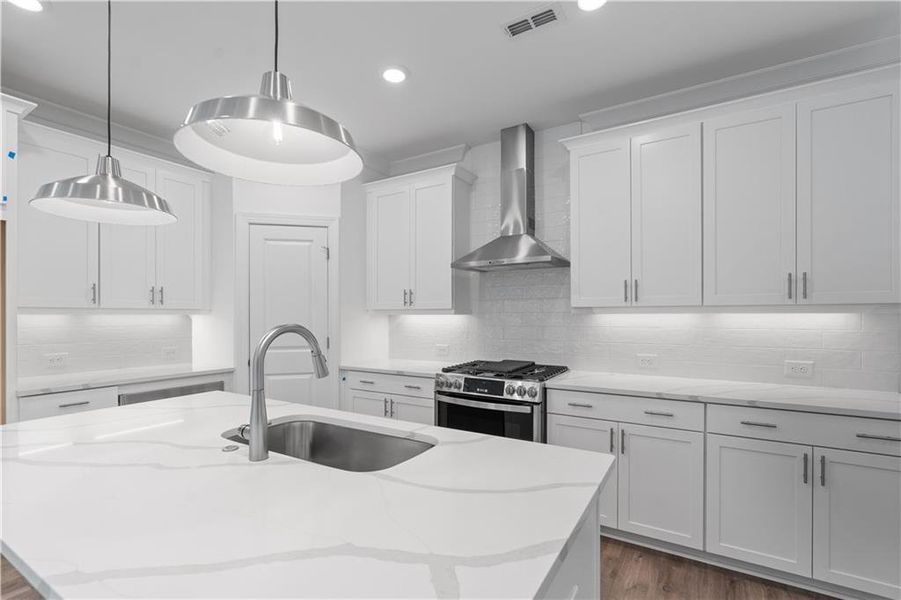 Furnished interior view inside a new home in Waterhaven, Cumming (Image 11).