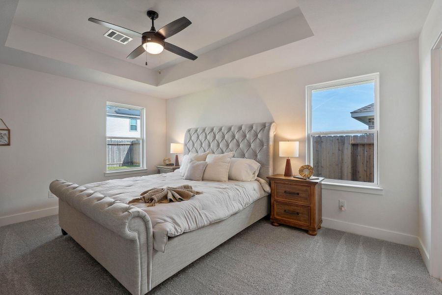 Furnished interior view inside a new home in Grand Oaks Reserve, Cleveland (Image 9).
