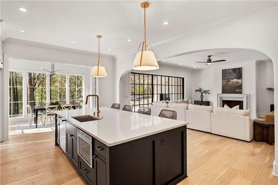 Furnished interior view inside a new home in , Atlanta (Image 19). Furnished interior view inside a new home in , Atlanta (Image 19).
