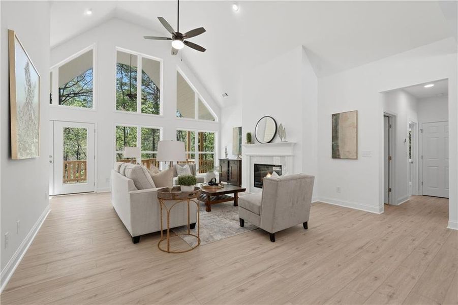 Furnished interior view inside a new home in , Gainesville (Image 37). Furnished interior view inside a new home in , Gainesville (Image 37).