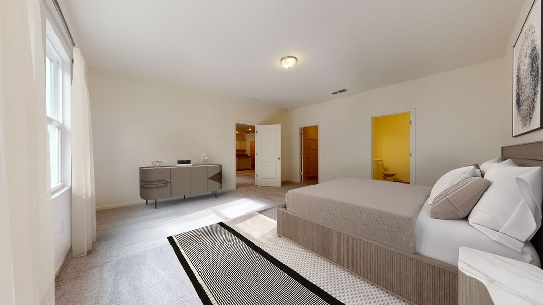 Representative furnished interior of a home built from the Vega by Starlight Homes in Oakfield Lakes, Parrish (Image 6). Representative furnished interior of a home built from the Vega by Starlight Homes in Oakfield Lakes, Parrish (Image 6).