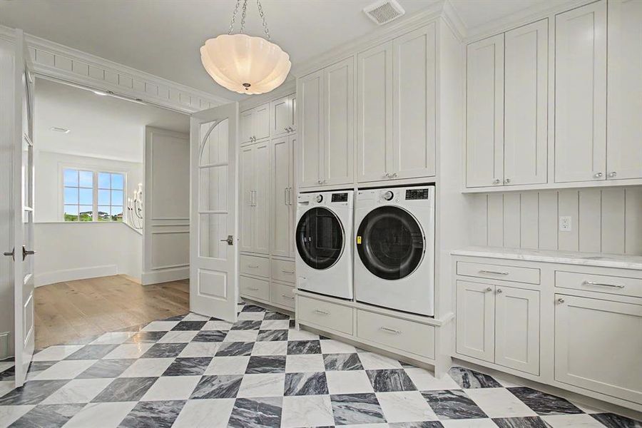Furnished interior view inside a new home in , Aledo (Image 10).