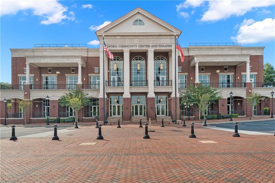 Front exterior of a new home in Millcroft Townhomes, Buford, GA, highlighting curb appeal (Image 43).