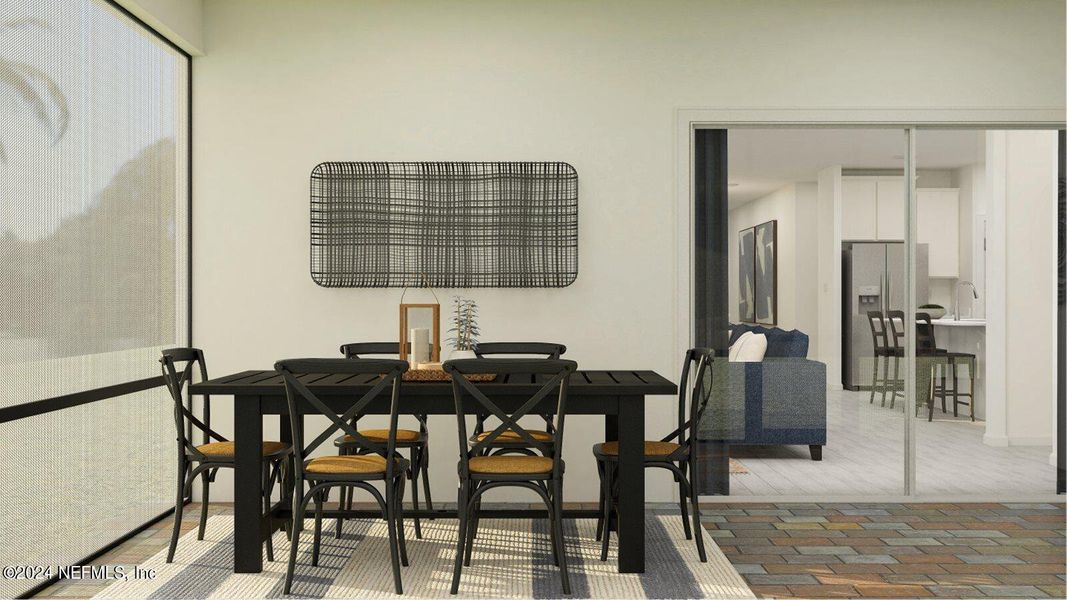 Furnished interior view inside a new home in Saddle Oaks, Jacksonville (Image 20). Furnished interior view inside a new home in Saddle Oaks, Jacksonville (Image 20).