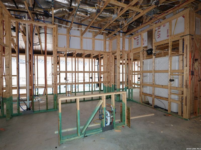 In-progress construction of a new home in Meadows at Clear Springs, New Braunfels, TX (Image 18).