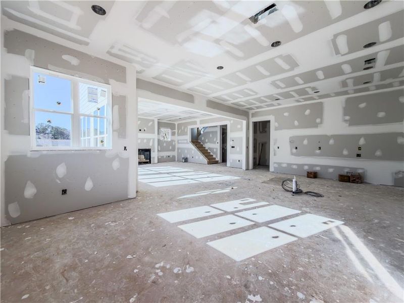 In-progress construction of a new home in , Marietta, GA (Image 7).