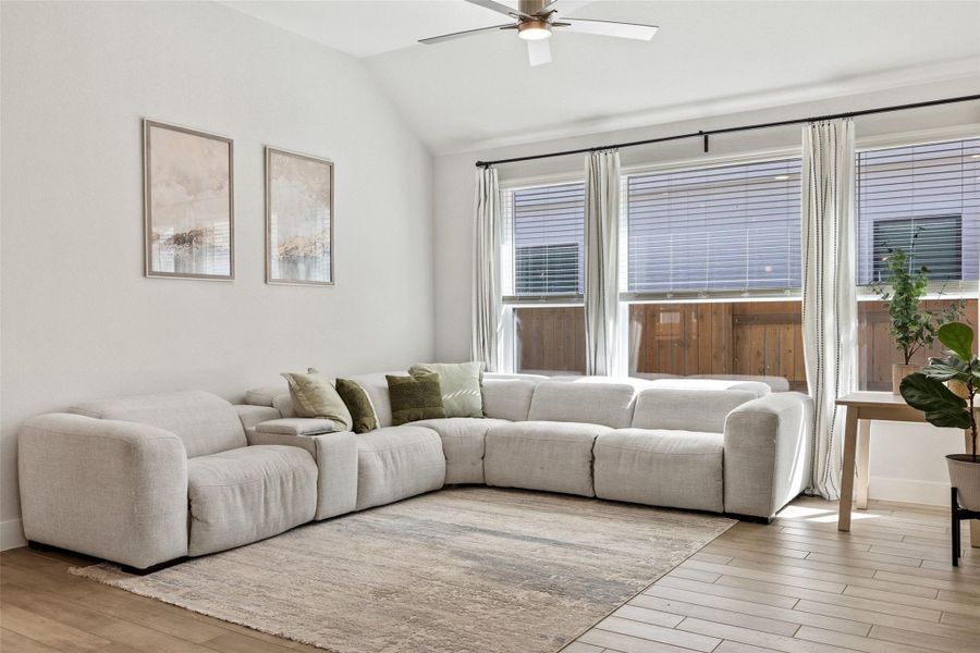 Furnished interior view inside a new home in Sweetwater, Austin (Image 11).