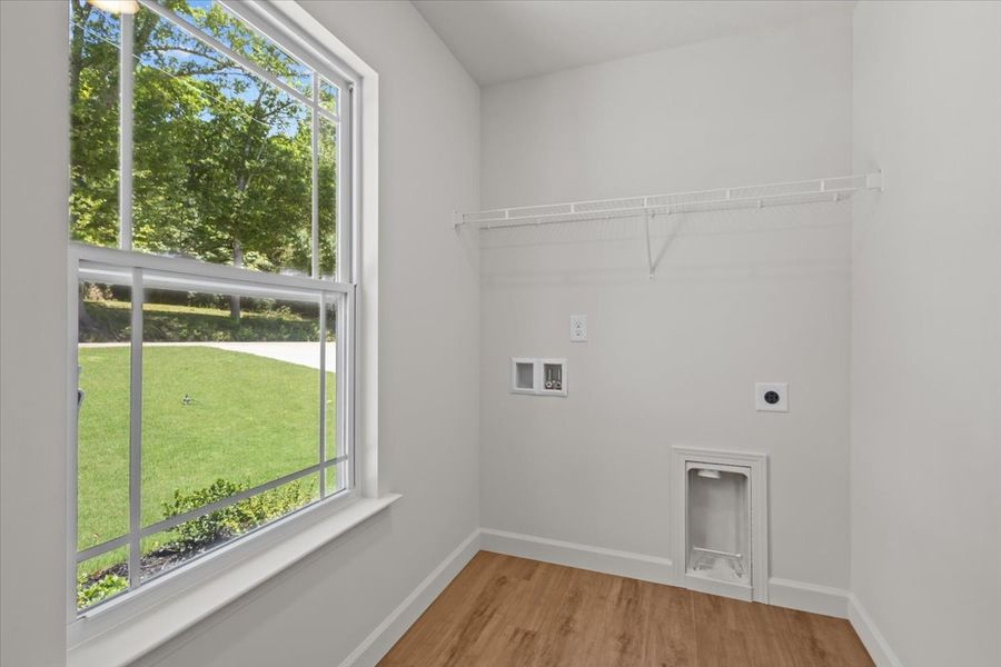 Representative unfurnished interior of a home built from the Yale by Enchanted Homes in Arcadia Village, Spartanburg (Image 11).